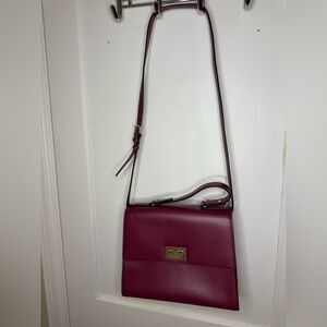 New NWT Kate spade Elegant Burgundy Crossbody Bag
